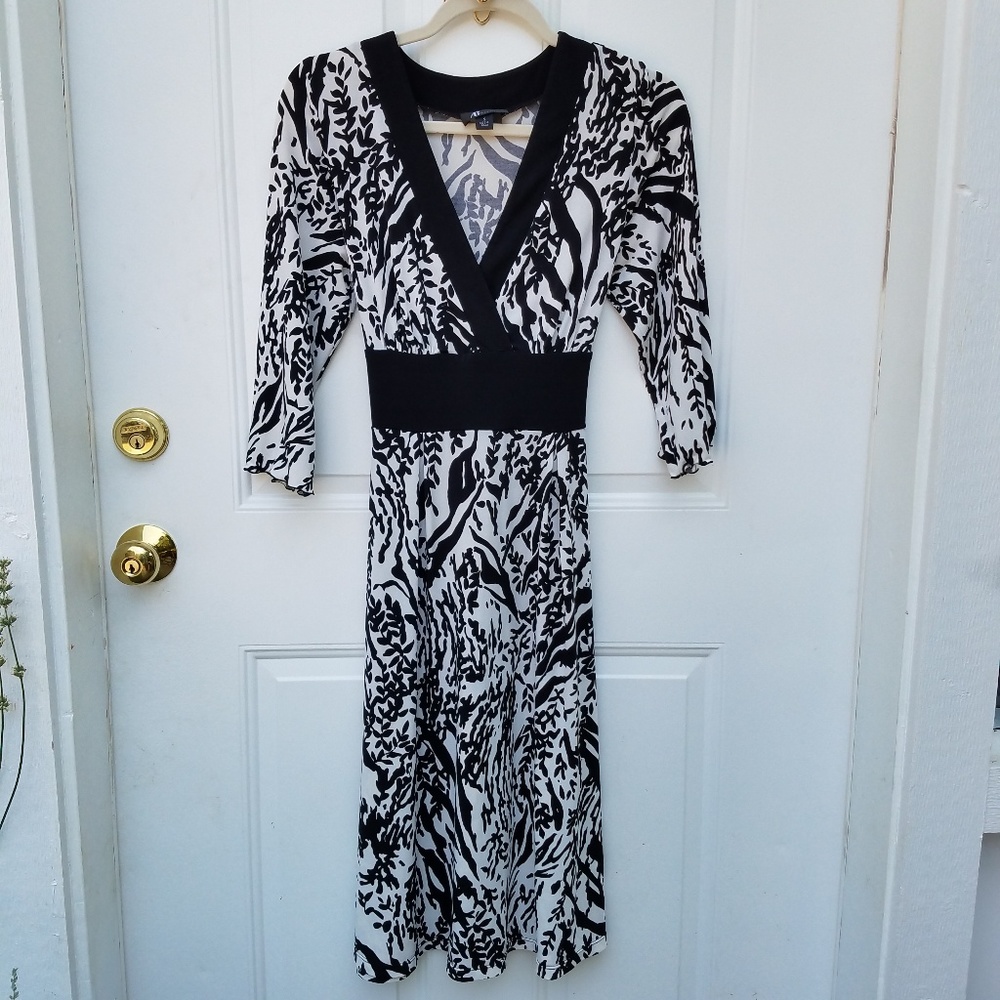 AB Studio Women's Stretch Dress Abstract Print